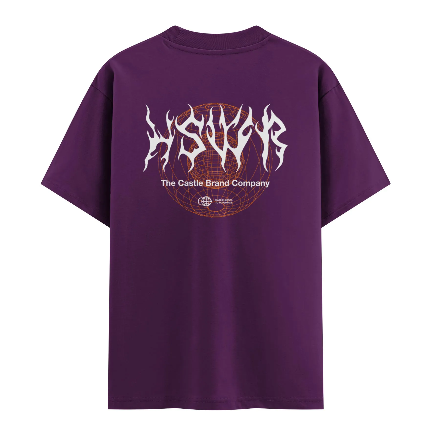 Camiseta Masculina Hoshwear Globe Roxa